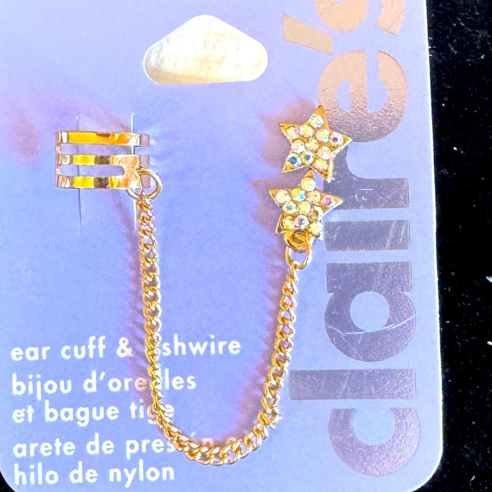 ❤️ Sale Clair’s Ear Cuff & Fish wire Earrings